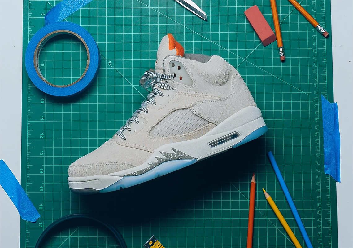 Air Jordan 5 SE Craft 'Light Orewood Brown': Phiên bản mới ra mắt với thiết kế chất liệu cao cấp - 1