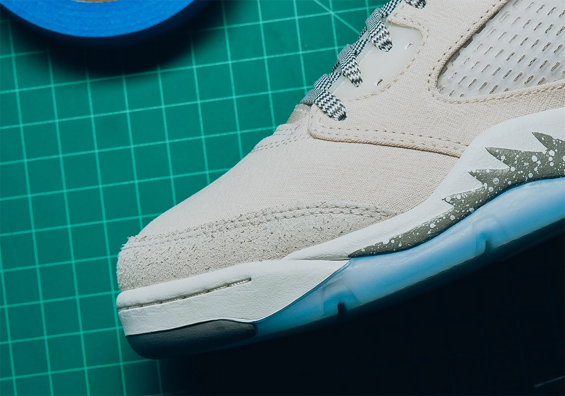 Air Jordan 5 SE Craft 'Light Orewood Brown': Phiên bản mới ra mắt với thiết kế chất liệu cao cấp - 3