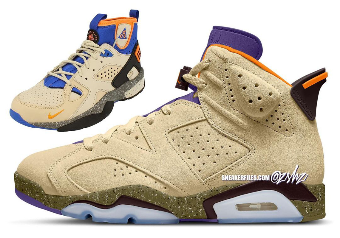 Air Jordan 6 Mowabb - sự kết hợp đầy tính đột phá giữa Jordan Brand và Nike ACG cho mùa lễ hội 2023 - 1