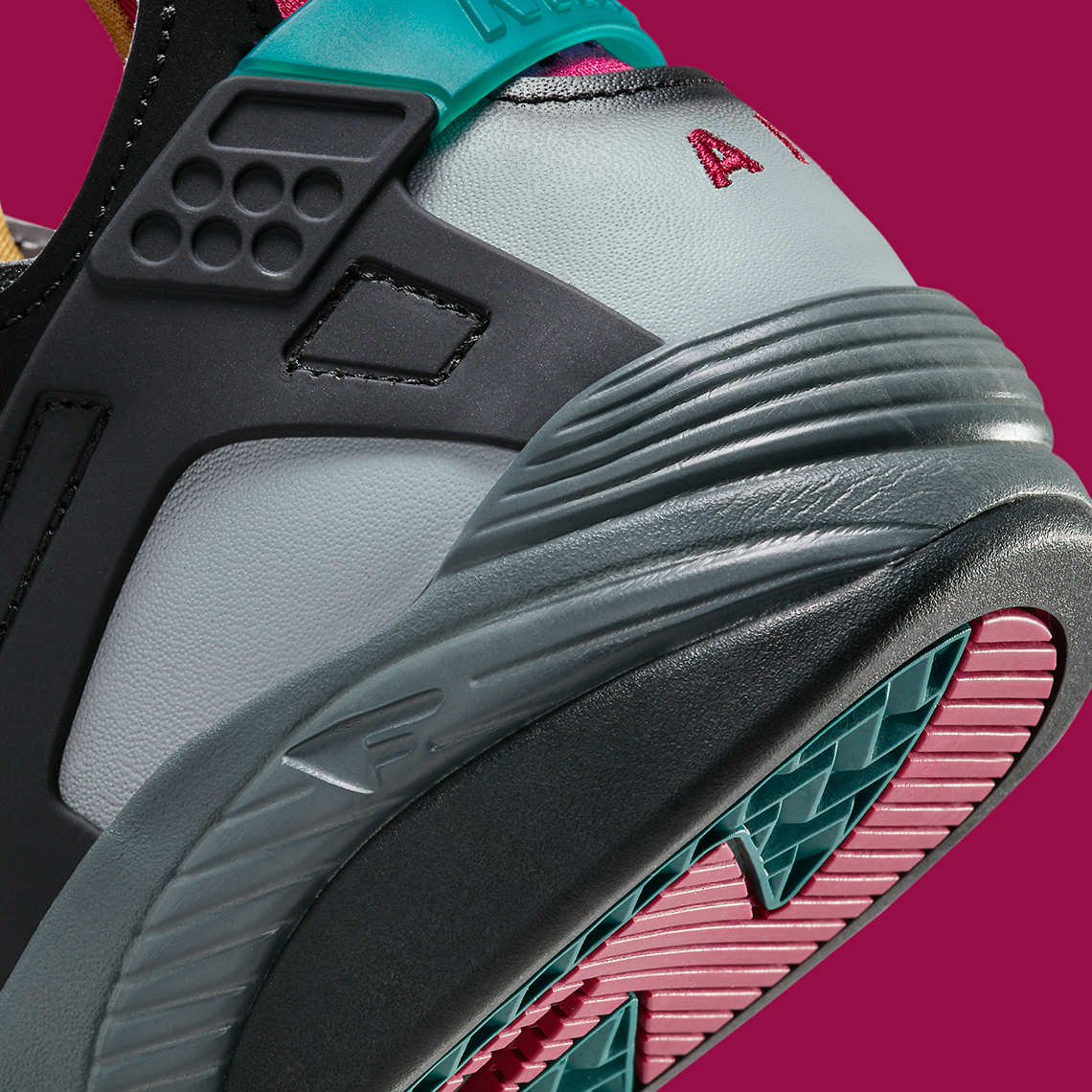 Air Jordan 7 'Bordeaux' Trở Lại Trên Phiên Bản Air Flight Huarache - 8