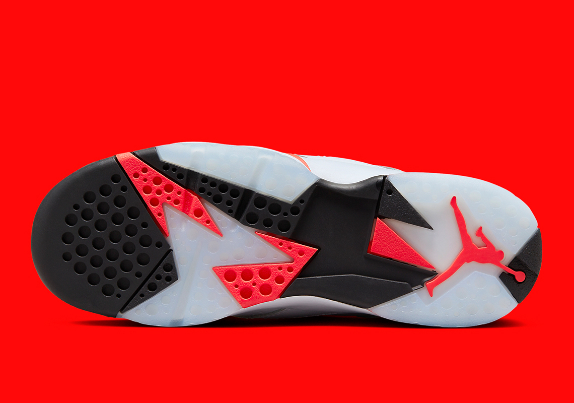Air Jordan 7 White/Infrared: Thiết kế cổ điển, phong cách hiện đại - 6