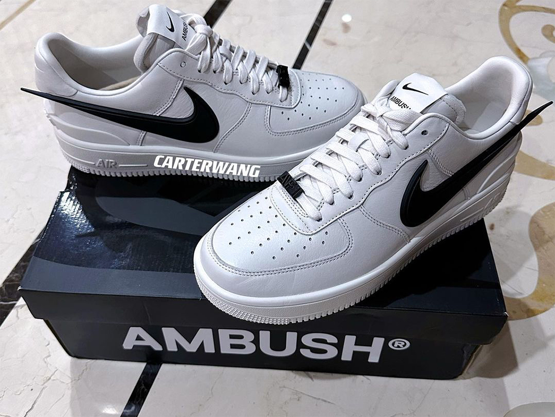 AMBUSH phục sinh lại Tailpipe Swoosh  trên Nike Air Force 1 - 2