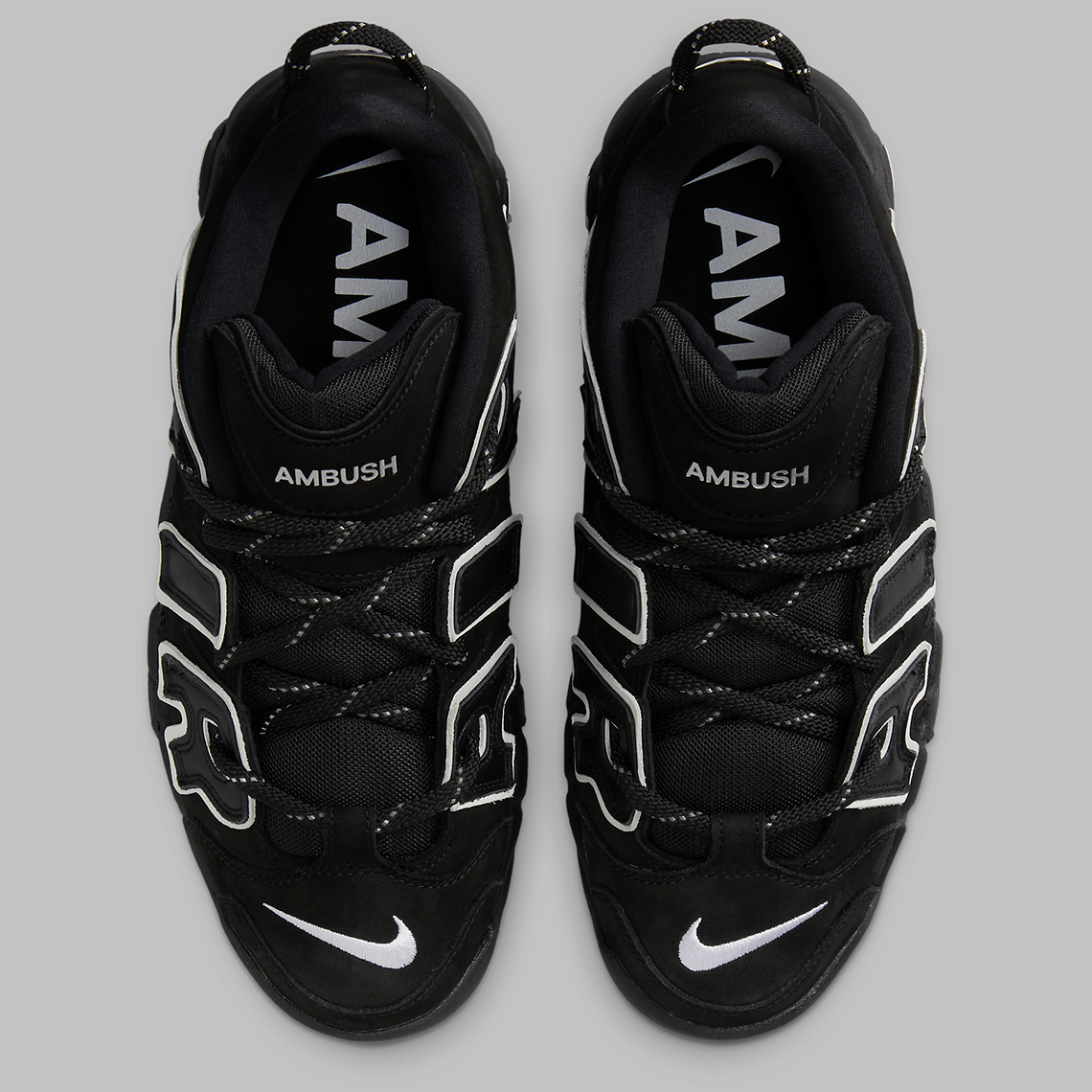 AMBUSH x Nike Air More Uptempo Low: Phiên Bản Đen/Trắng Iconic Sắp Ra Mắt - 4