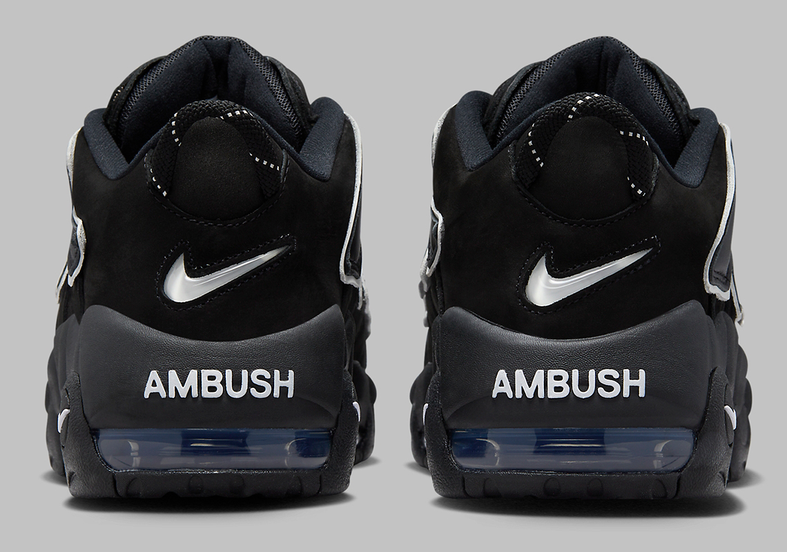AMBUSH x Nike Air More Uptempo Low: Phiên Bản Đen/Trắng Iconic Sắp Ra Mắt - 5