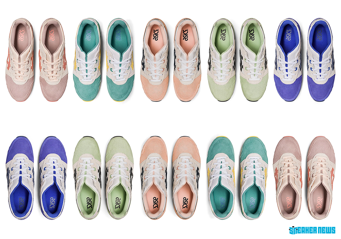 ASICS GEL-LYTE III "Colored Toe" Pack bao gồm một số phong cách sống động