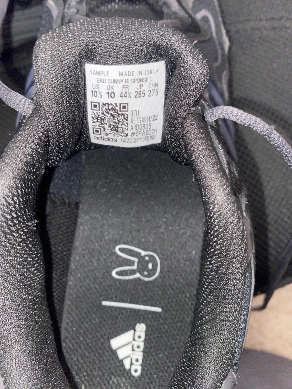 Bad Bunny và adidas ra mắt phiên bản mới: adidas Response CL 'Core Black' - 4