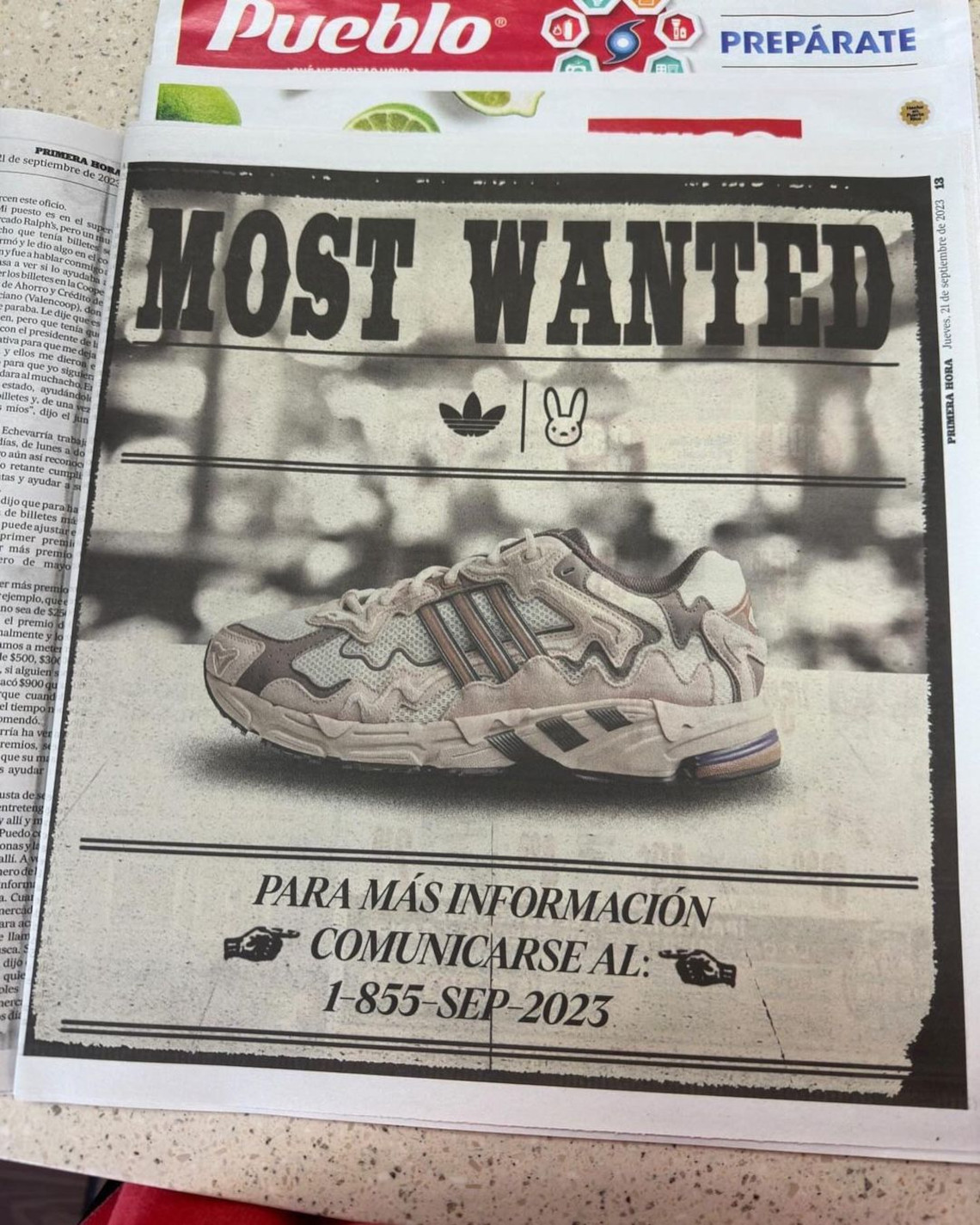 Bad Bunny và adidas Sẽ Ra Mắt Phiên Bản Mới Của Giày Response CL - 2