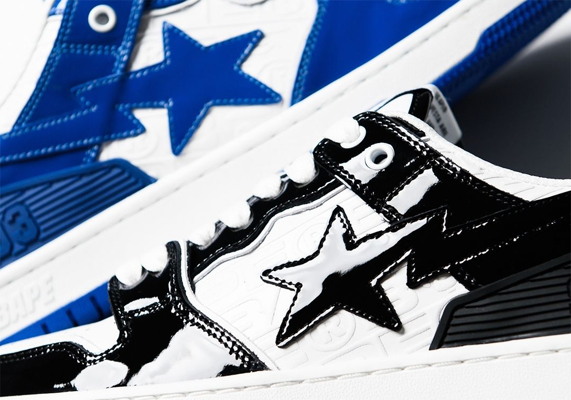 BAPE ra mắt hai phiên bản mới của giày SK8 STA với chất liệu da bóng - 7