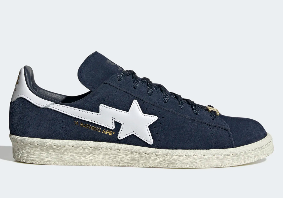 BAPE và adidas hợp tác giới thiệu giày Campus mới. - 6
