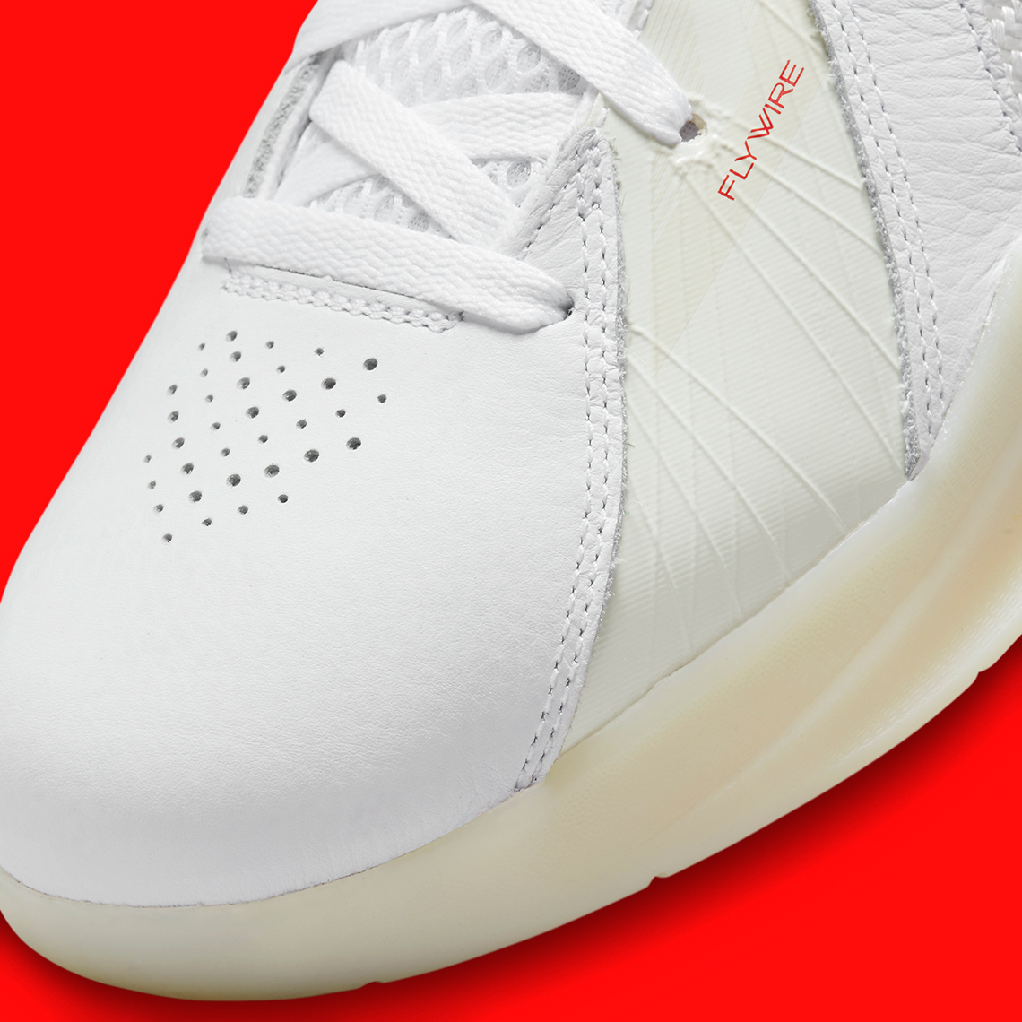 Bề mặt của Nike KD 3 Retro có màu trắng và vàng - 8