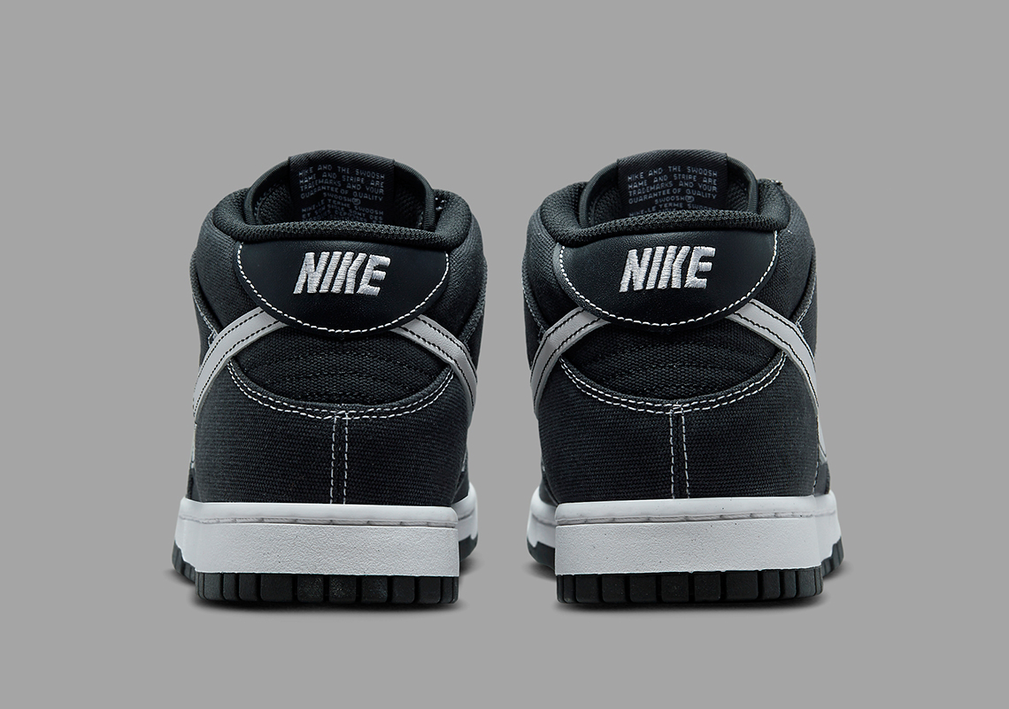 Black Canvas xây dựng Nike Dunk Mid tiếp theo - 5
