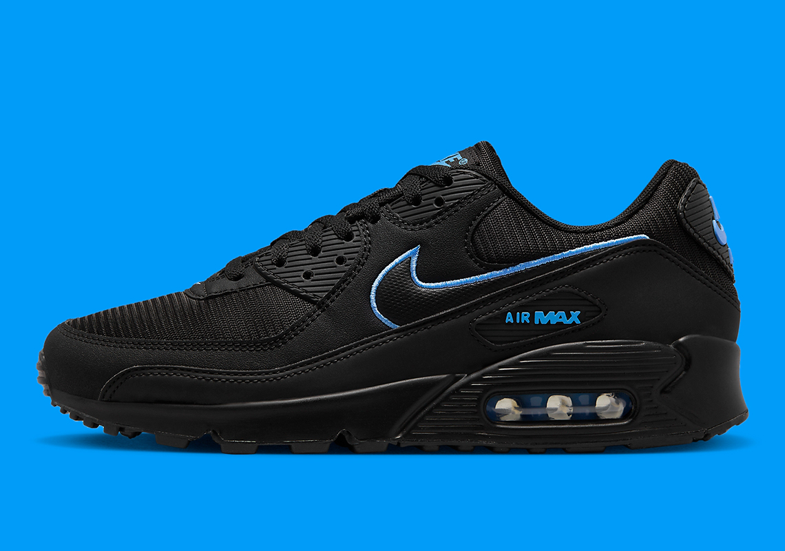 'Black/University Blue' tiếp quản Nike Air Max 90 mới nhất - 1