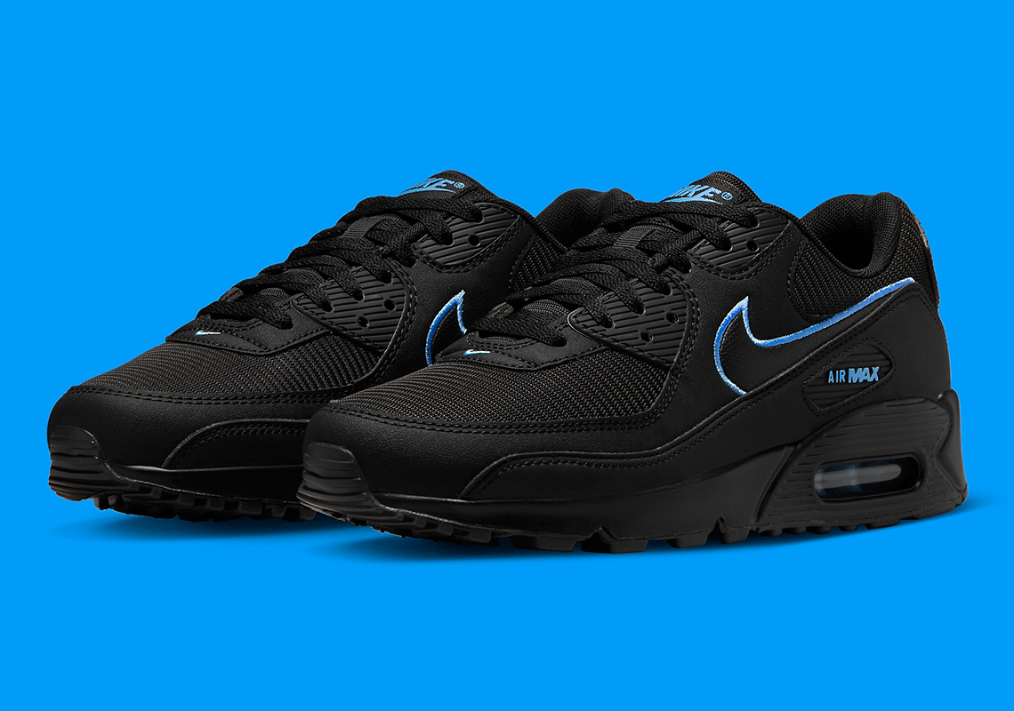 'Black/University Blue' tiếp quản Nike Air Max 90 mới nhất - 2