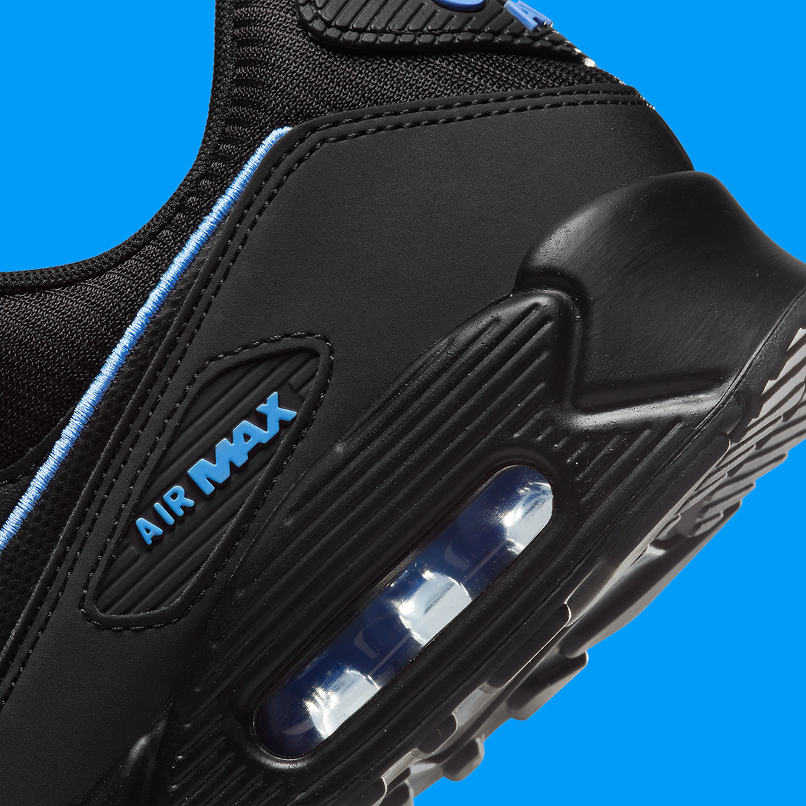 'Black/University Blue' tiếp quản Nike Air Max 90 mới nhất - 8