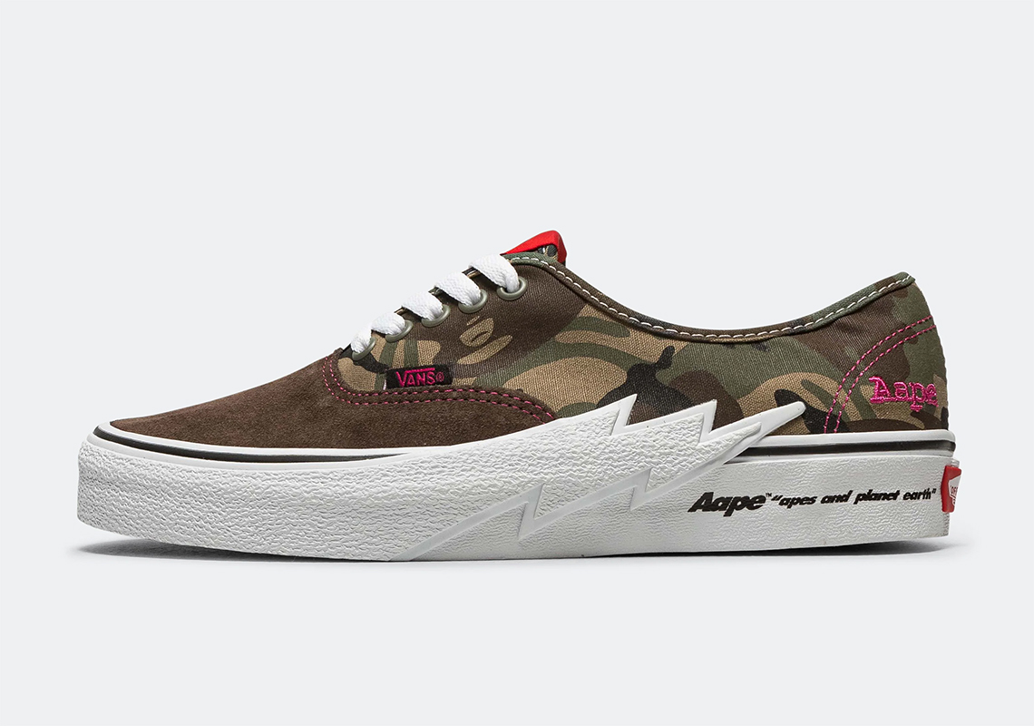 Bộ Sưu Tập AAPE by A Bathing Ape x Vans: Biến Tấu Sọc Điện Nổi Tiếng - 4