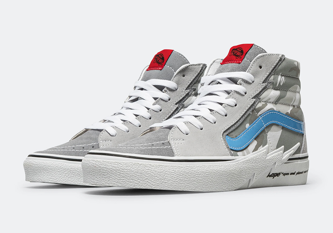 Bộ Sưu Tập AAPE by A Bathing Ape x Vans: Biến Tấu Sọc Điện Nổi Tiếng - 5