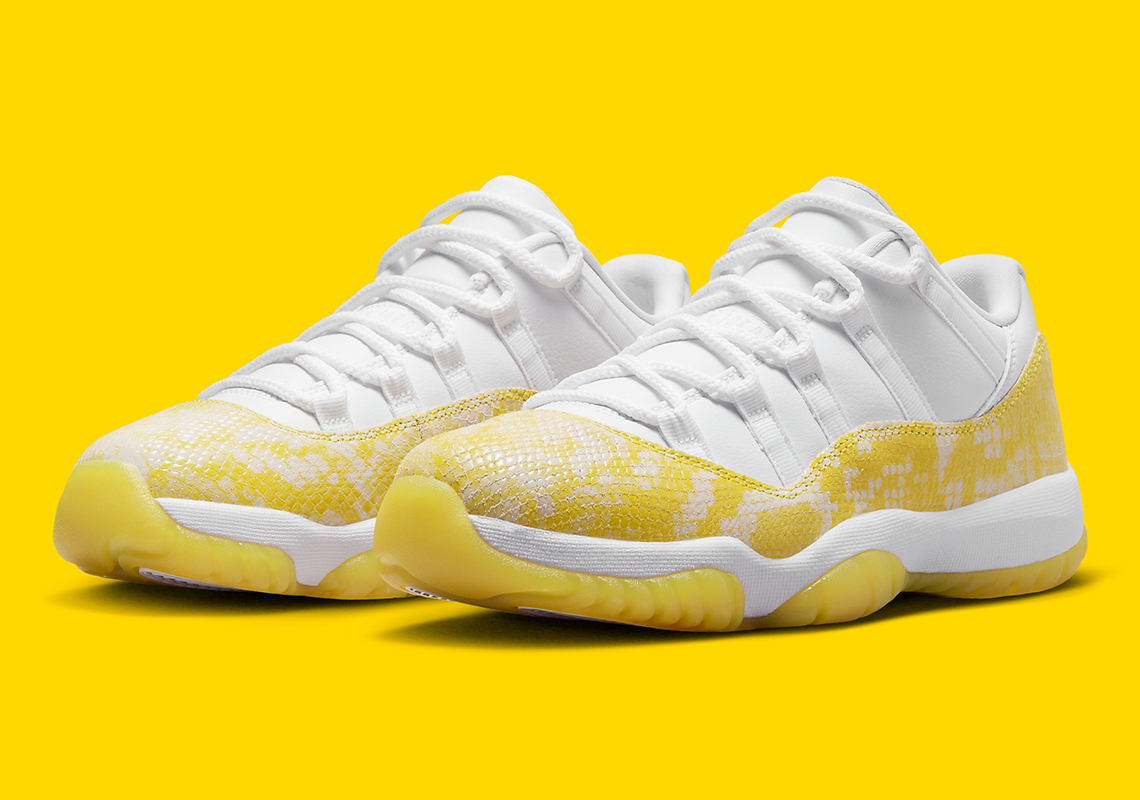 Bộ sưu tập Air Jordan 11 Low Yellow Snakeskin sẽ được phát hành vào ngày 11 tháng 5 - 1