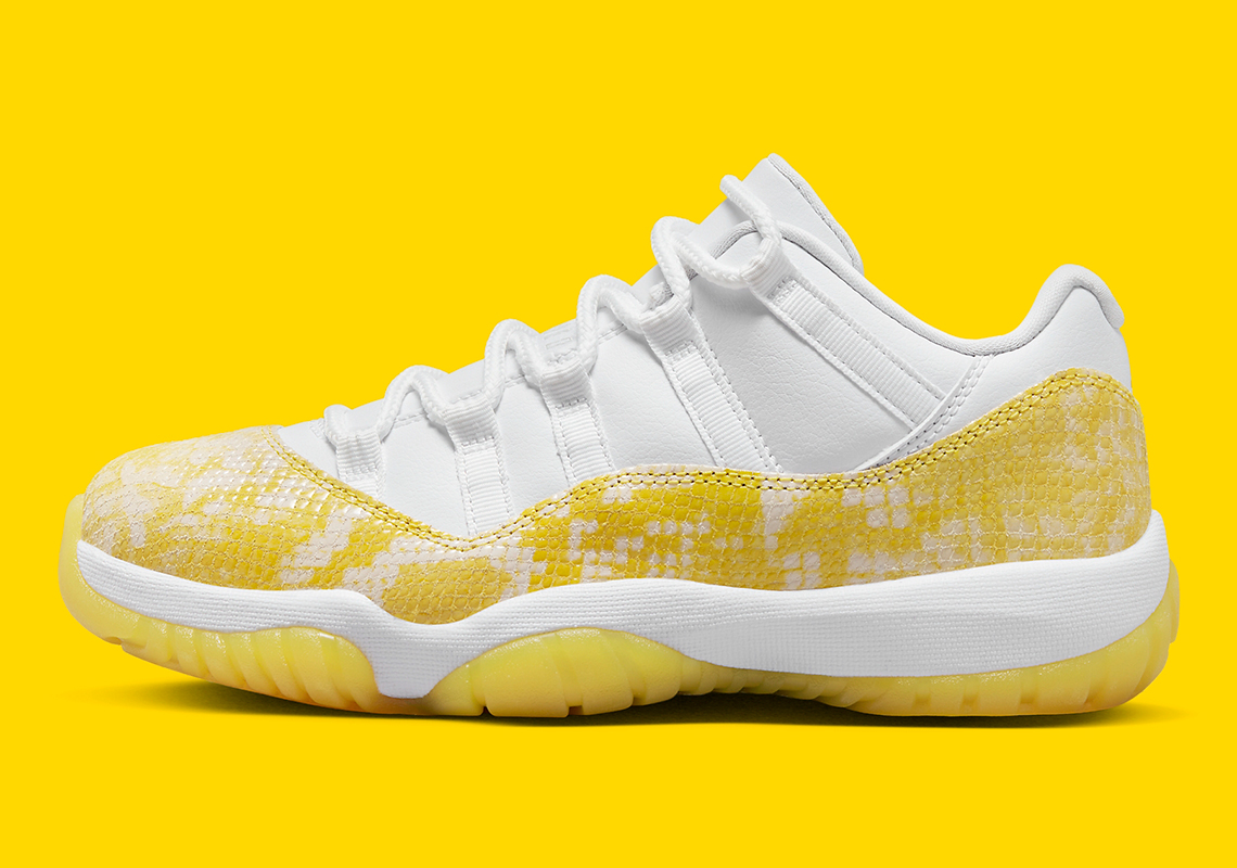 Bộ sưu tập Air Jordan 11 Low Yellow Snakeskin sẽ được phát hành vào ngày 11 tháng 5 - 2