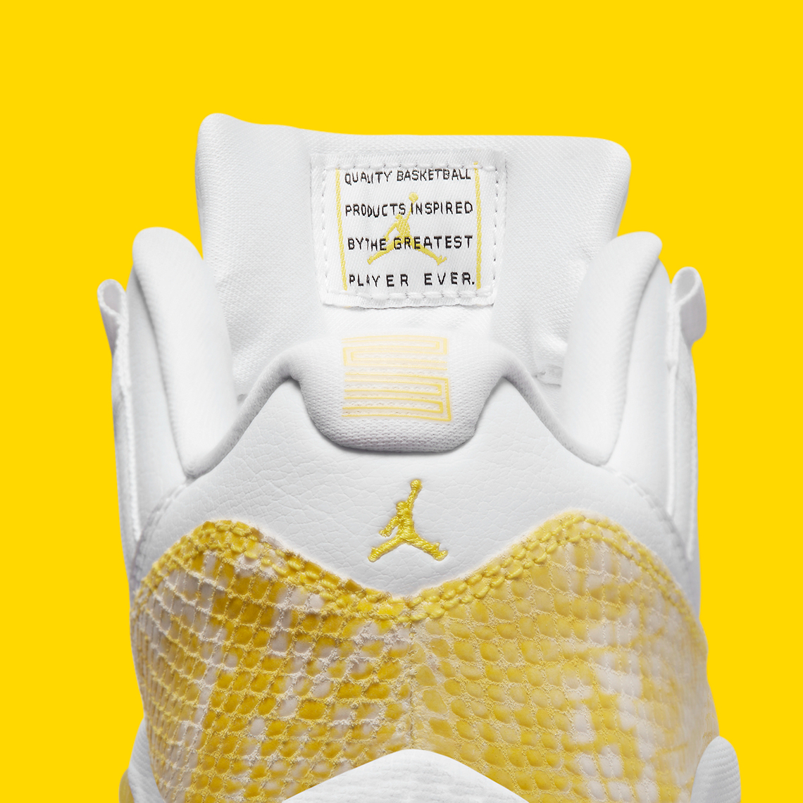 Bộ sưu tập Air Jordan 11 Low Yellow Snakeskin sẽ được phát hành vào ngày 11 tháng 5 - 8