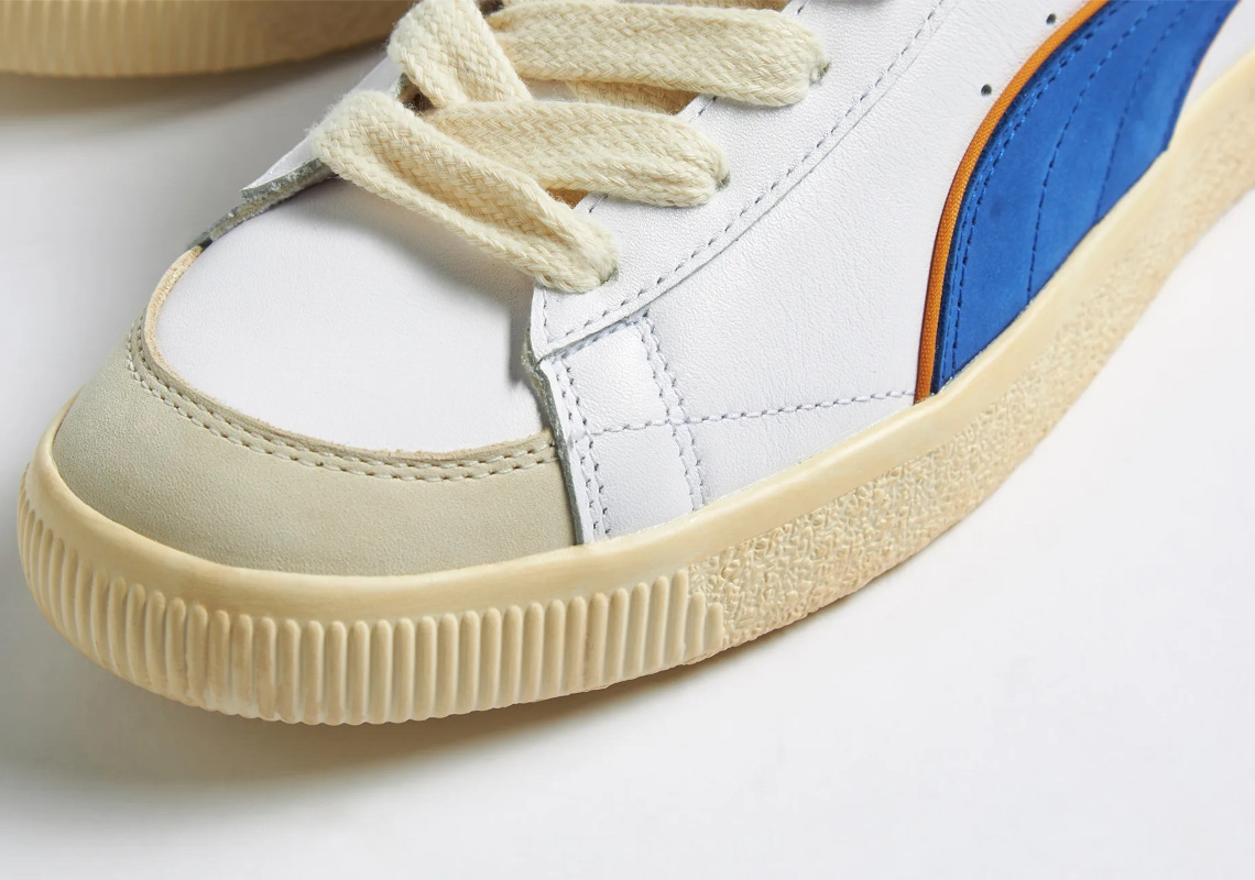 Bộ sưu tập mới Rhuigi x PUMA: Giày Clyde Mid BBall phối màu White và Royal Sapphire - 3