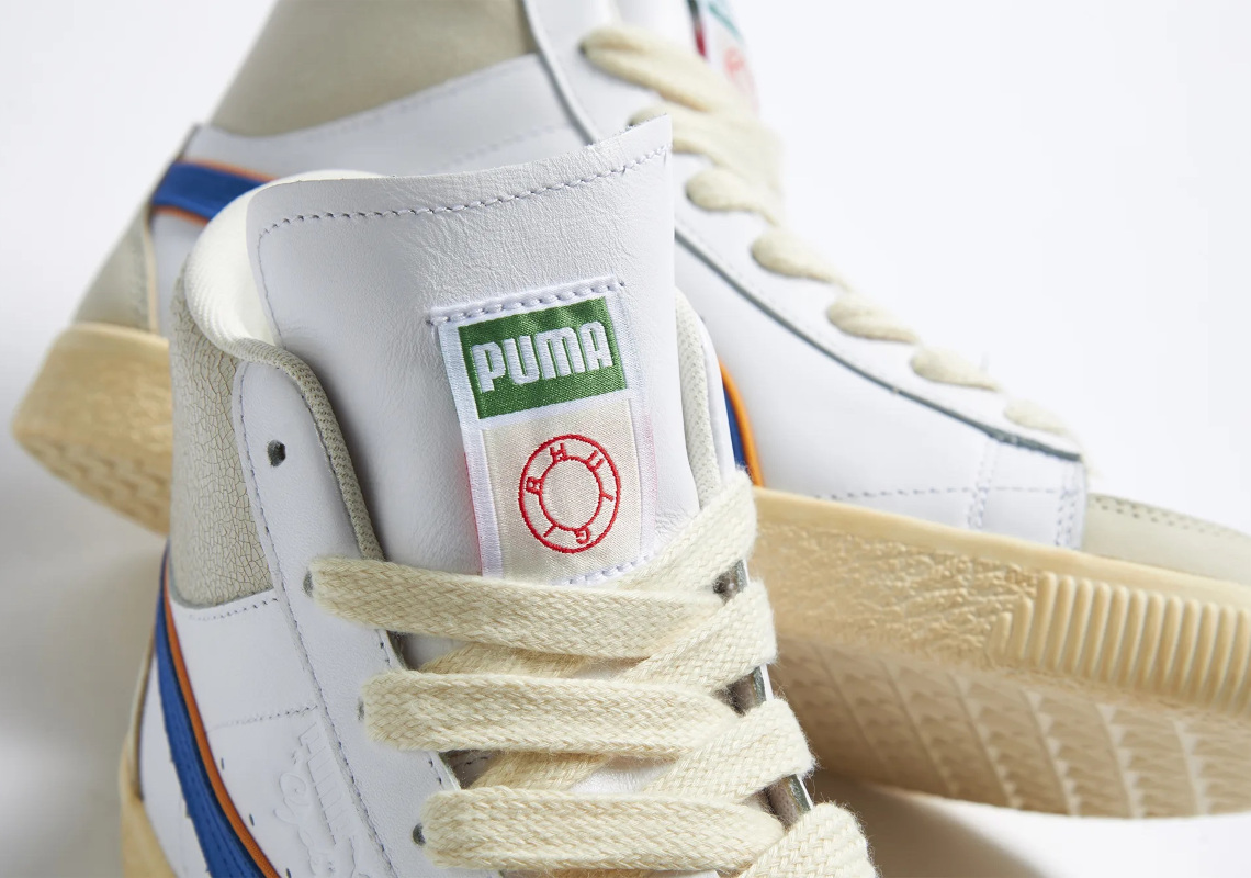 Bộ sưu tập mới Rhuigi x PUMA: Giày Clyde Mid BBall phối màu White và Royal Sapphire - 5
