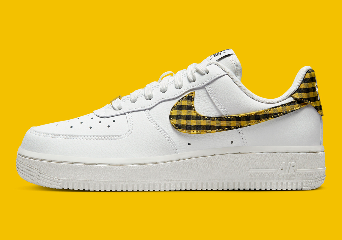 Bộ sưu tập Nike Air Force 1 Low Gingham Yellow: Sự hòa quyện độc đáo giữa phong cách và màu sắc! - 2
