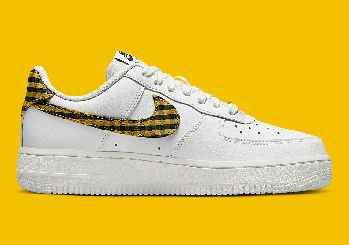 Bộ sưu tập Nike Air Force 1 Low Gingham Yellow: Sự hòa quyện độc đáo giữa phong cách và màu sắc! - 3