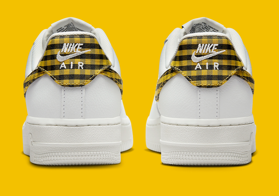 Bộ sưu tập Nike Air Force 1 Low Gingham Yellow: Sự hòa quyện độc đáo giữa phong cách và màu sắc! - 4