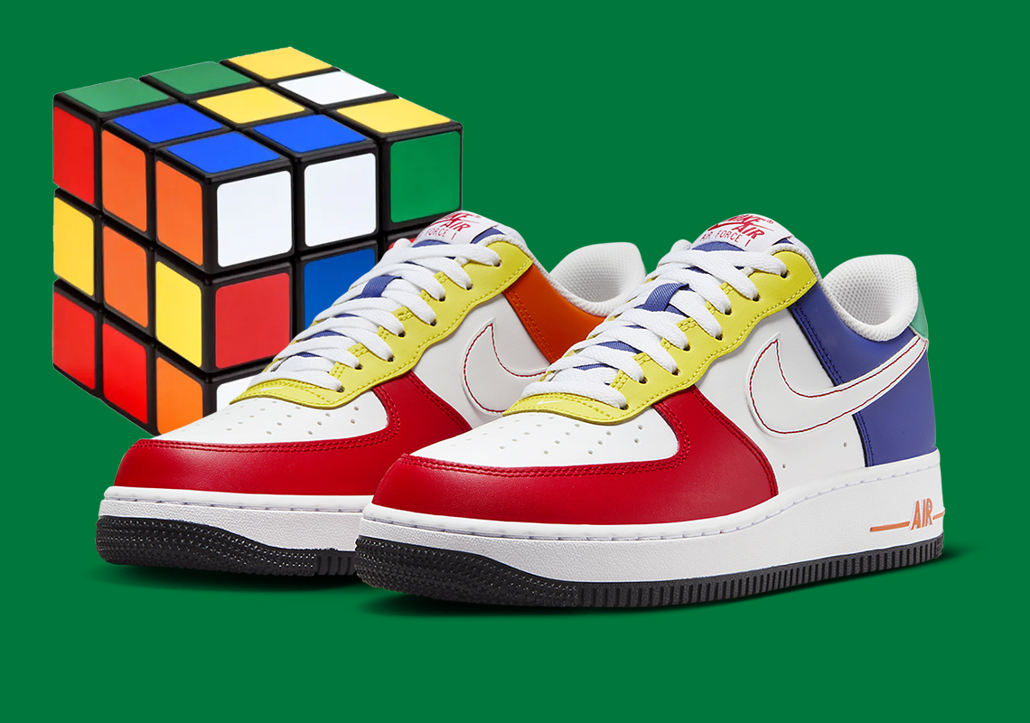 Bộ sưu tập Nike Air Force 1 Low Rubik's Cube: Sự kết hợp sôi động của màu sắc - 1