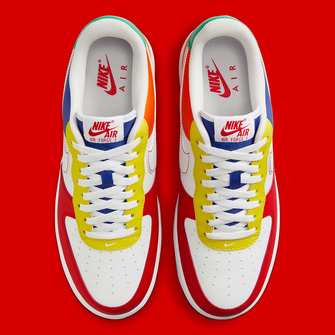 Bộ sưu tập Nike Air Force 1 Low Rubik's Cube: Sự kết hợp sôi động của màu sắc - 4