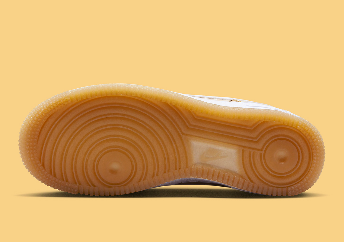Bộ Sưu Tập Nike Air Force 1 Low 'Yellow/Gum' Phiên Bản Grade School Trong Tông Màu Hoa Cúc - 12