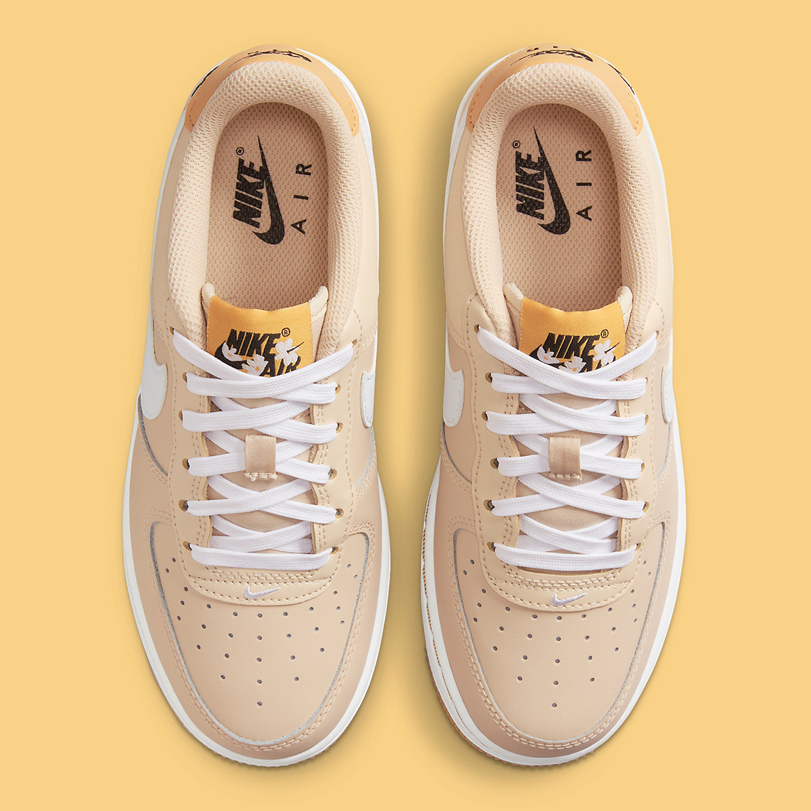 Bộ Sưu Tập Nike Air Force 1 Low 'Yellow/Gum' Phiên Bản Grade School Trong Tông Màu Hoa Cúc - 6