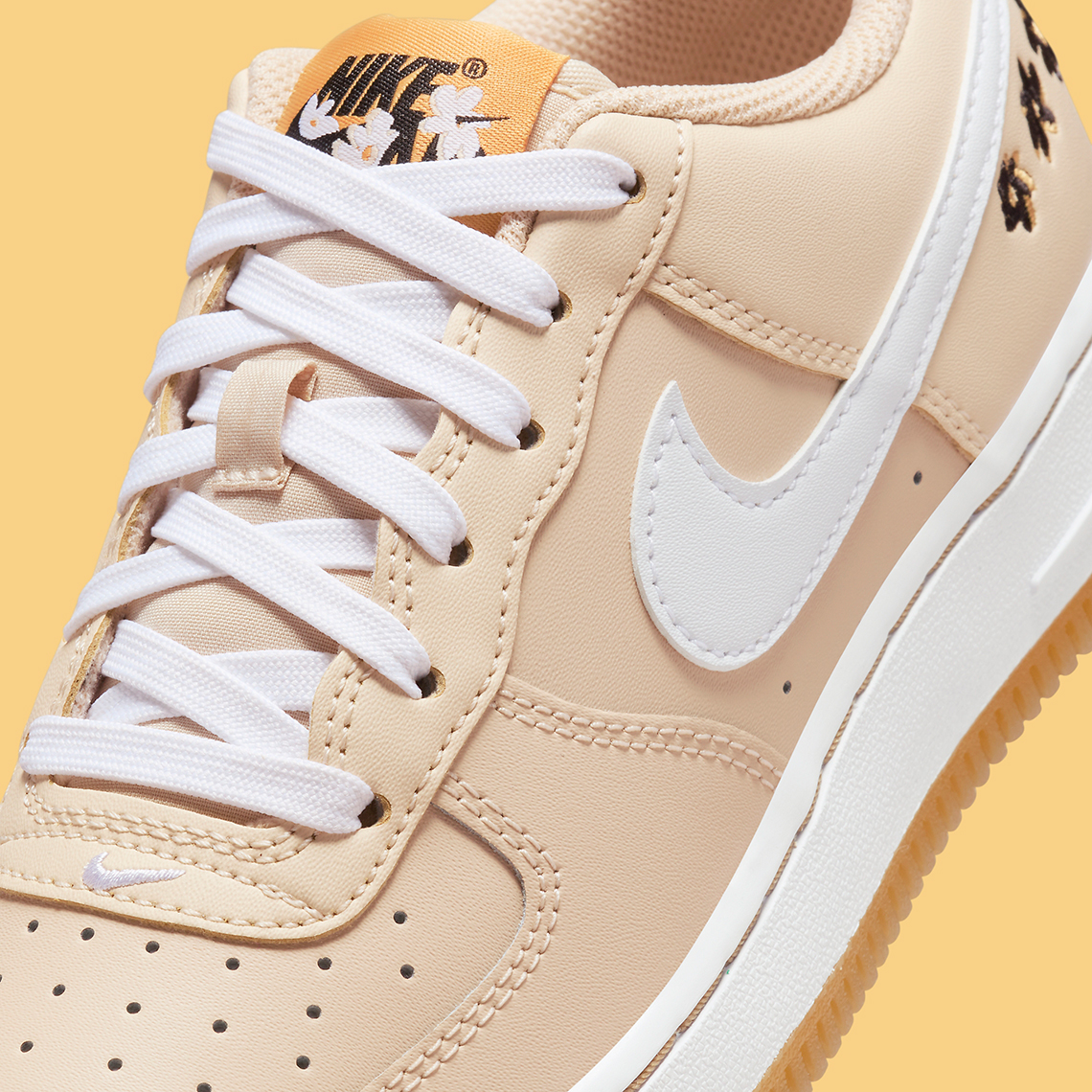 Bộ Sưu Tập Nike Air Force 1 Low 'Yellow/Gum' Phiên Bản Grade School Trong Tông Màu Hoa Cúc - 8
