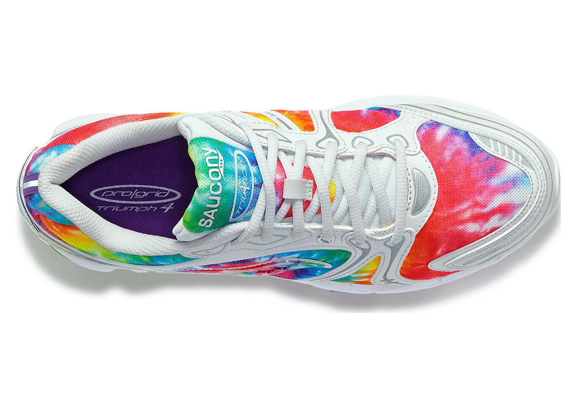 Bộ sưu tập Saucony Pro Grid Triumph 4 'Tie Dye': Màu sắc sặc sỡ cho mùa hè - 5
