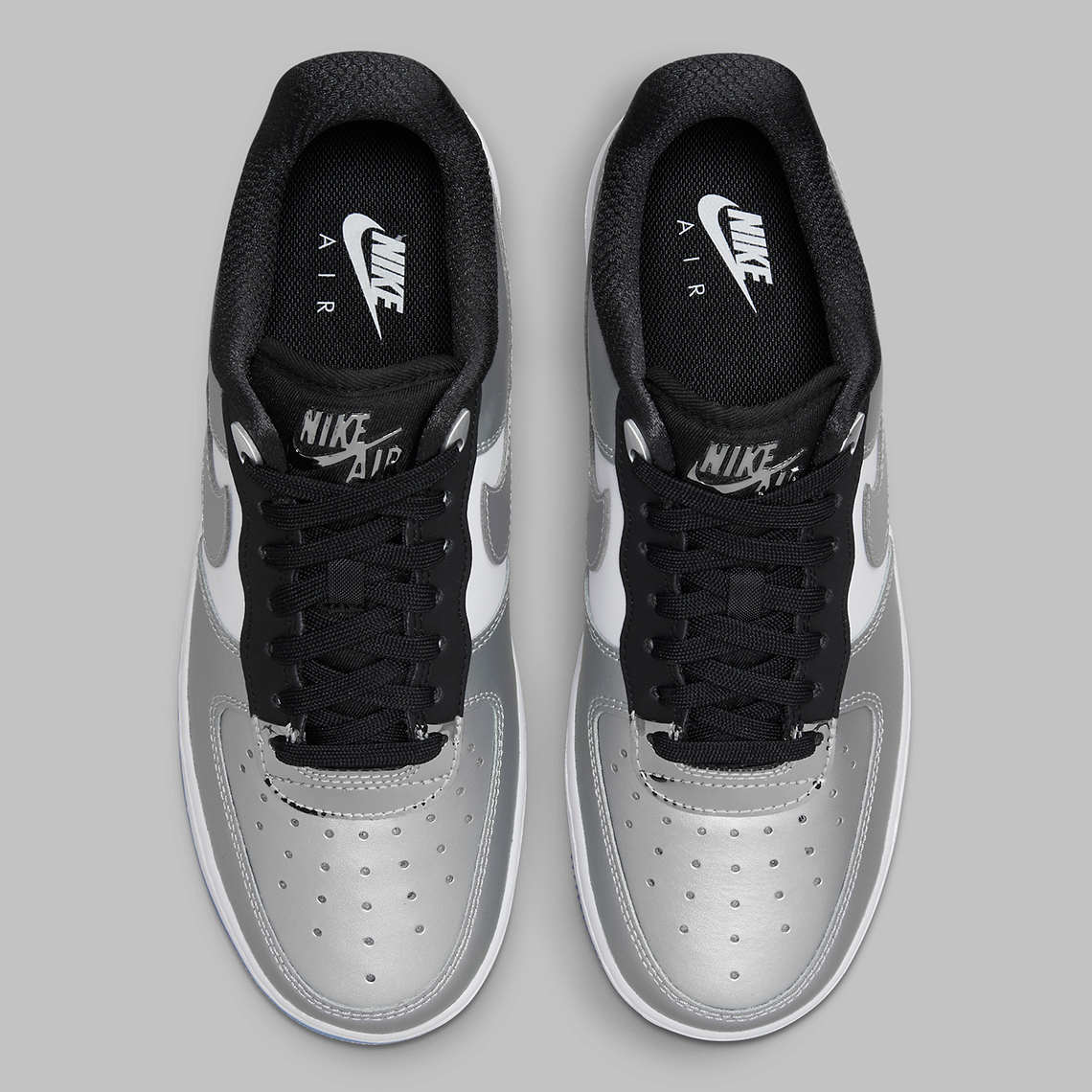 Các điểm nhấn Chrome tạo nên sự khác biệt cho bộ đôi Nike Air Force 1 này - 5