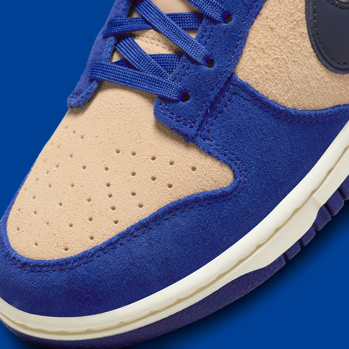 Các màu Royal/Black/Tan được kết hợp trên mẫu Nike Dunk Low LX mới nhất - 7