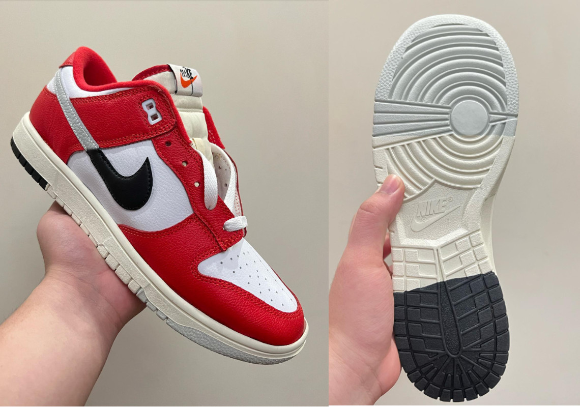 Các thí nghiệm của Nike với đế ba màu trên Dunk Low Chicago dự kiến năm 2023 - 1