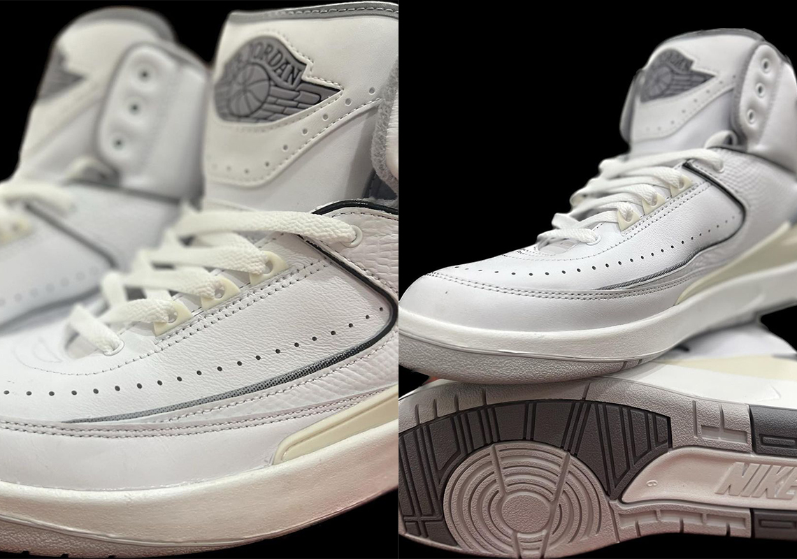 Cái nhìn đầu tiên về Air Jordan 2 "Cement Grey" 2023 thật ấn tượng