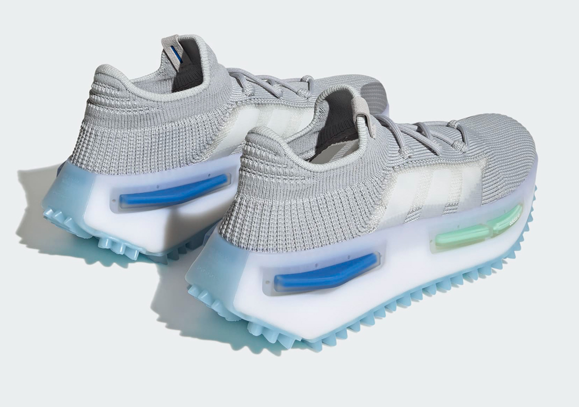 Cập nhật mới: adidas thêm màu xanh và màu xanh lá cho NMD S1 Light Solid Grey - 3