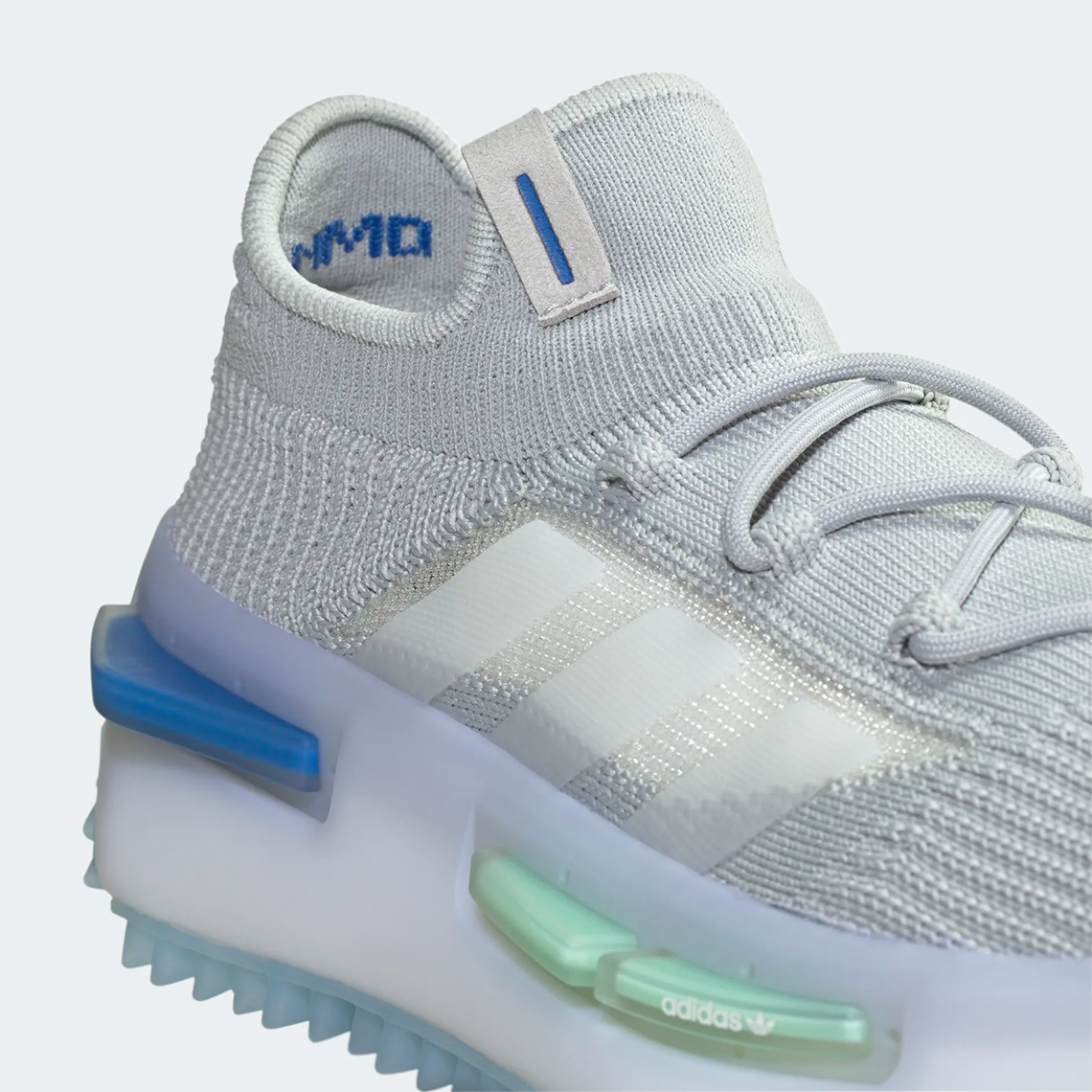 Cập nhật mới: adidas thêm màu xanh và màu xanh lá cho NMD S1 Light Solid Grey - 7