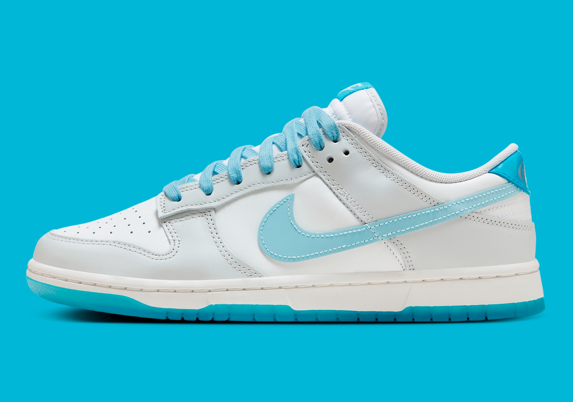 Cập nhật mới: Nike Dunk Low ra mắt phiên bản màu trắng xám kết hợp màu xanh tươi - 2