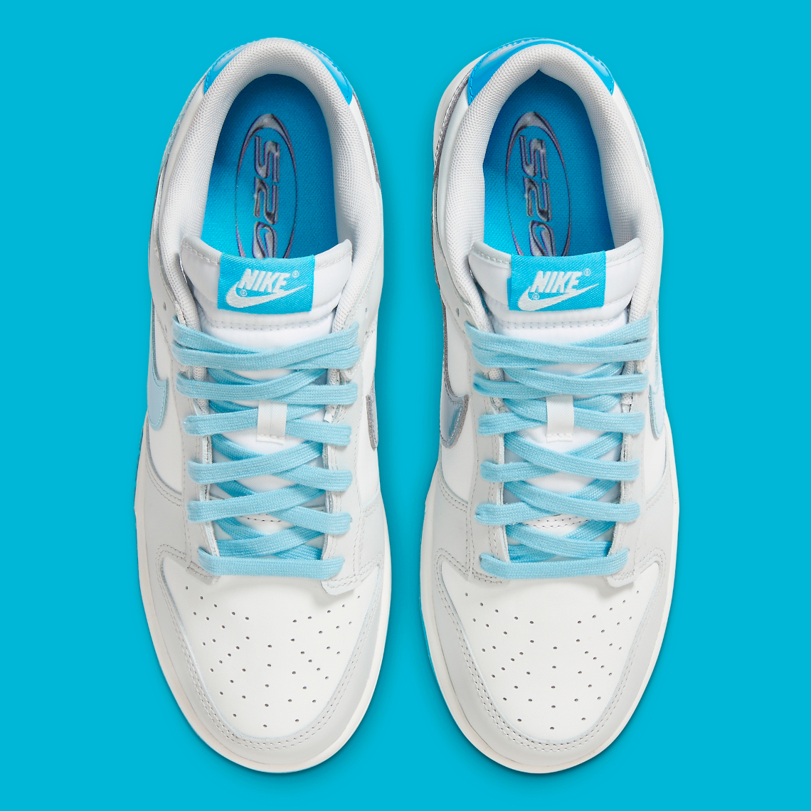 Cập nhật mới: Nike Dunk Low ra mắt phiên bản màu trắng xám kết hợp màu xanh tươi - 4