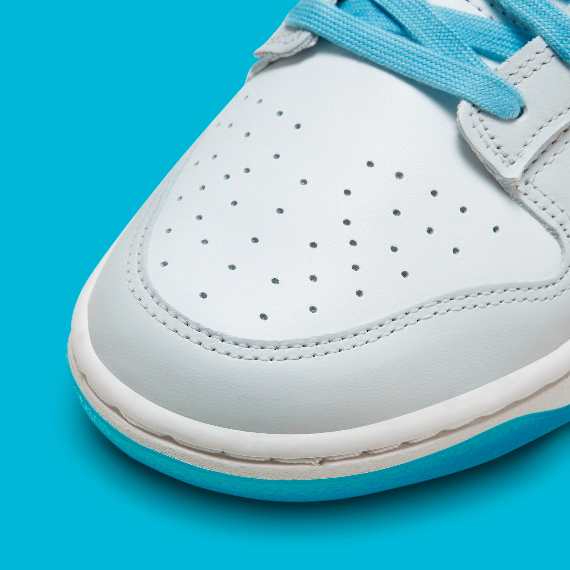 Cập nhật mới: Nike Dunk Low ra mắt phiên bản màu trắng xám kết hợp màu xanh tươi - 7