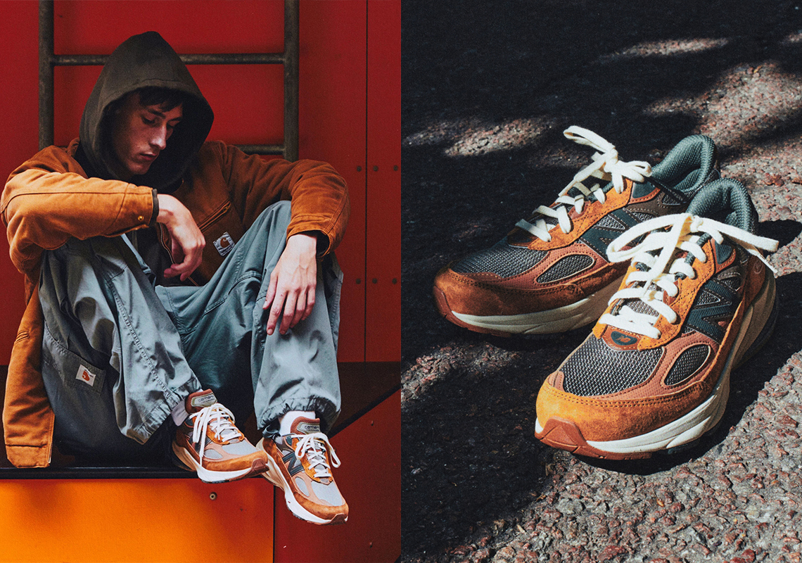 Carhartt WIP và New Balance Tái Hợp với Mẫu Giày 990v6 Đậm Chất Công Nhân - 1