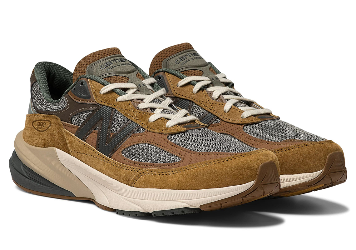 Carhartt WIP và New Balance Tái Hợp với Mẫu Giày 990v6 Đậm Chất Công Nhân - 4