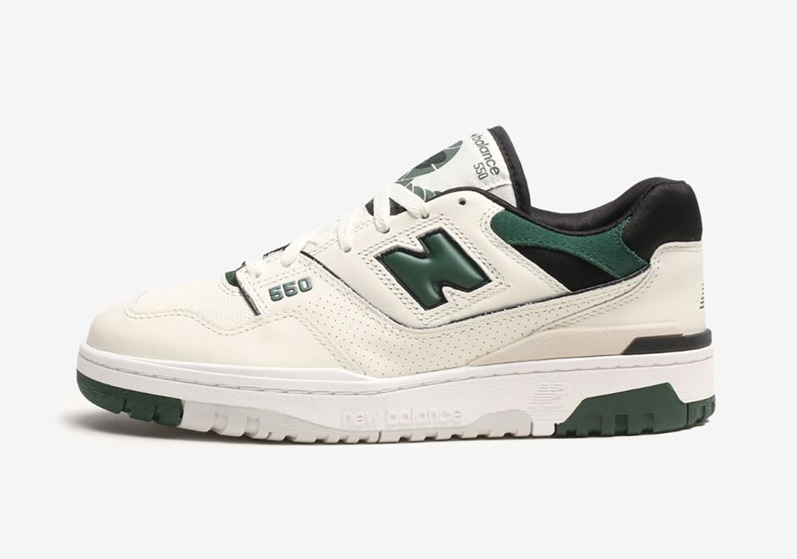 Chiếc áo khoác thẩm mỹ màu xanh lá cây cổ điển cho New Balance 550 - 2