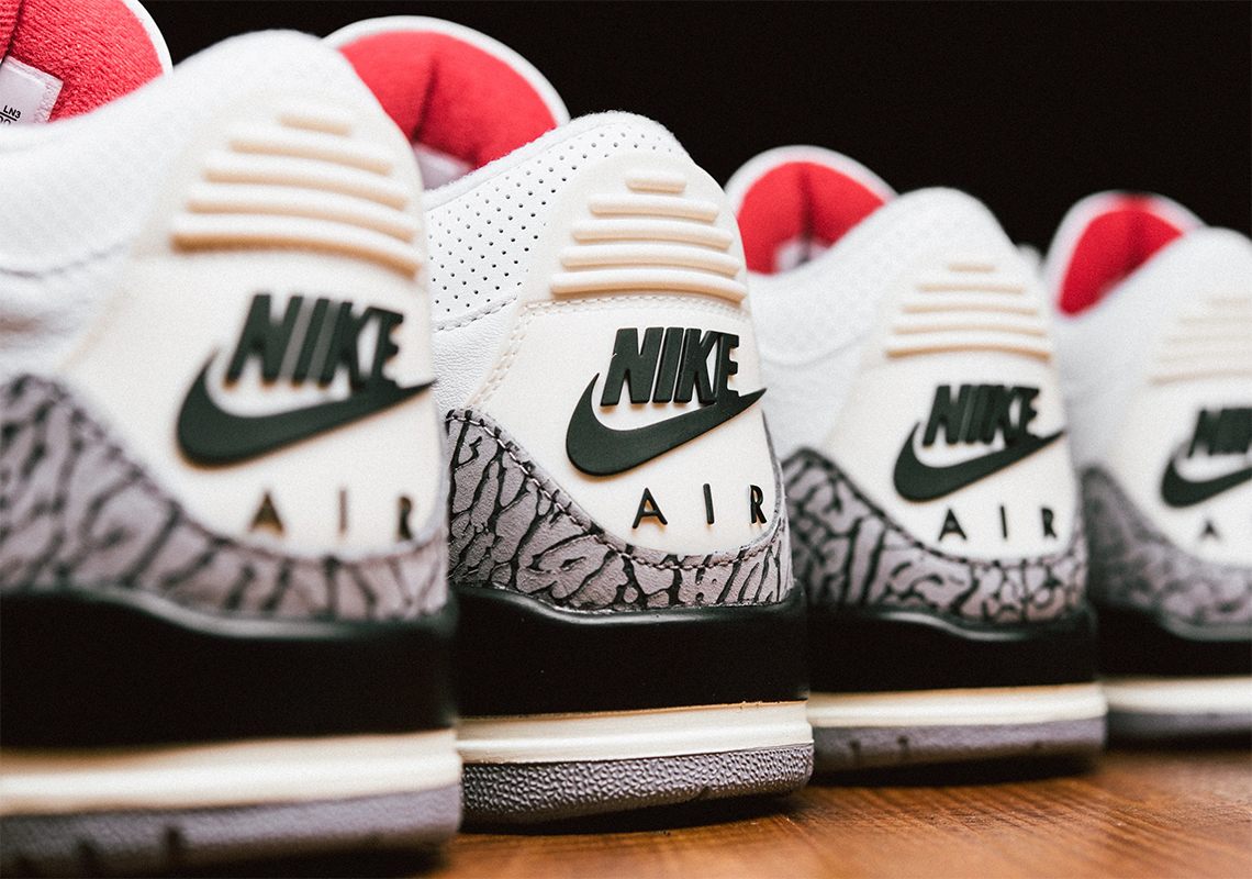Chuẩn bị cho lần trở lại của Air Jordan 3 'White Cement' phiên bản cổ điển - 4