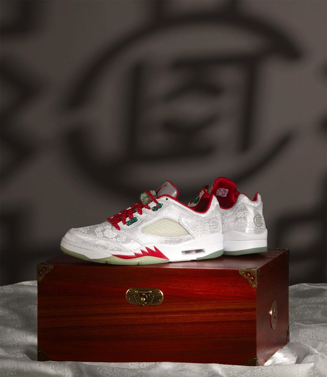 CLOT x Air Jordan 5 Low 'Jade' - Phiên bản Friends & Family ra mắt! - 2