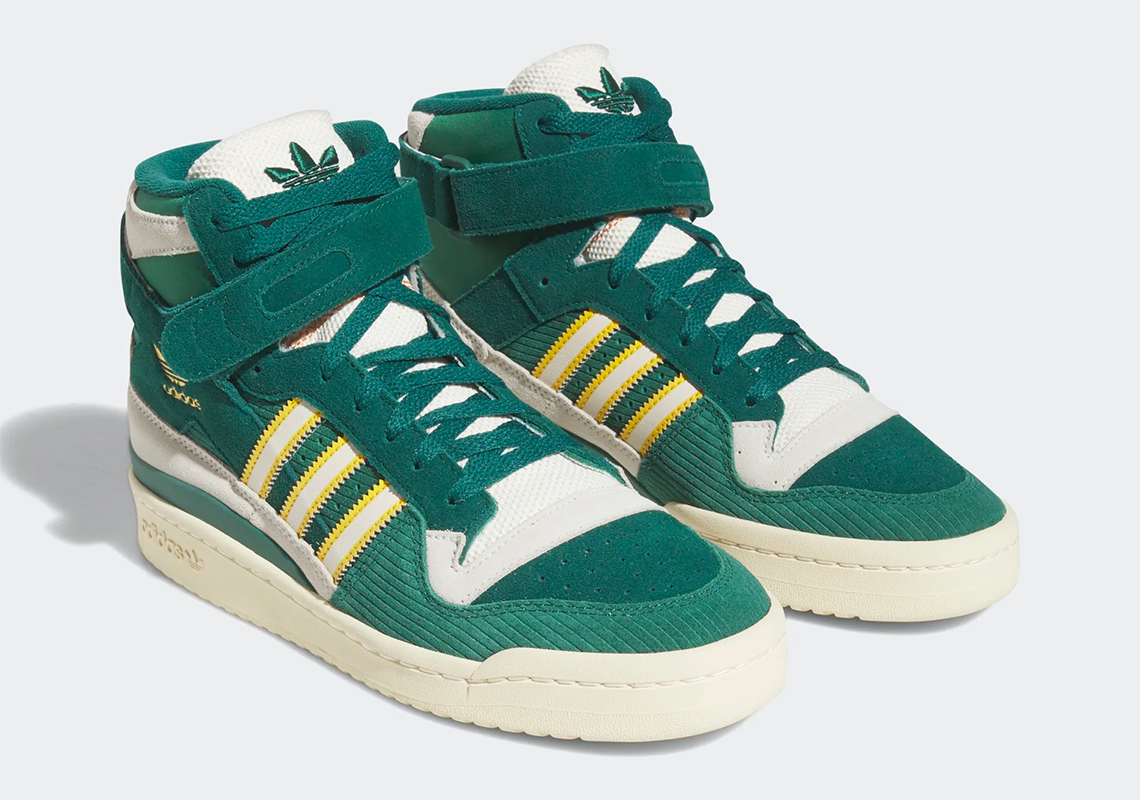 'Collegiate Green' gắn kết adidas Forum 84 Hi - 1