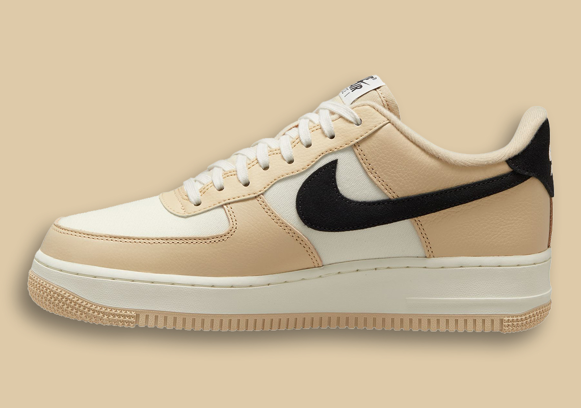 Da lộn màu đen bóng bẩy làm nổi bật Nike Air Force 1 Low - 2